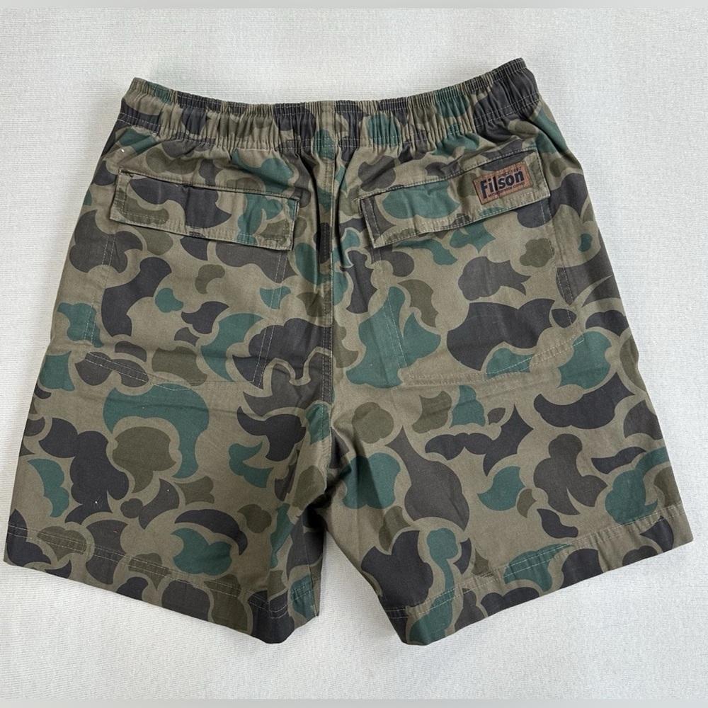 Filson Dry Falls Duck Surplus Shrub Camo Shorts - Size S